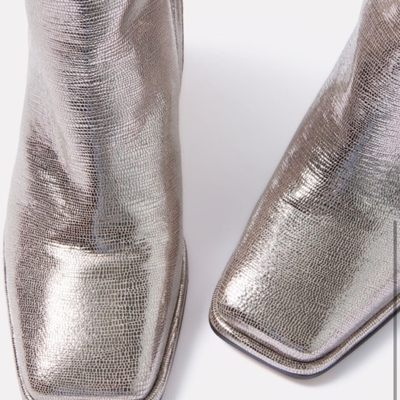 Sam Edelmann Irie Bootie in Silver - Picture 4 of 5